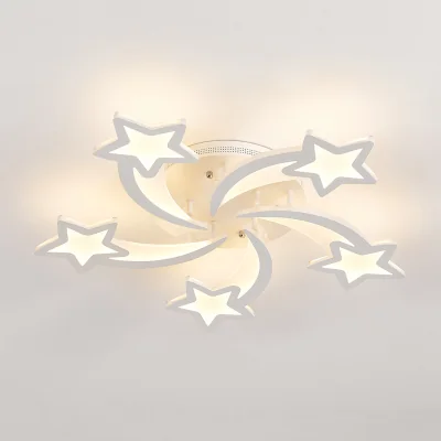 The Range Childlike Shooting Stars LED Ceiling Light with 5 Head Light - White
