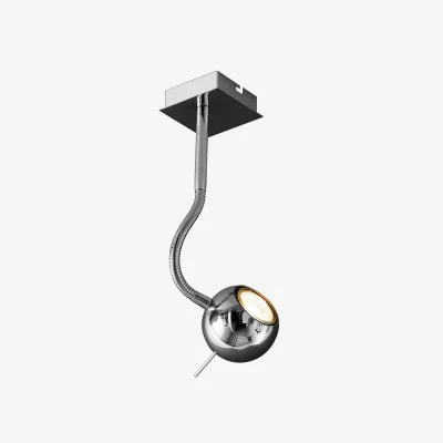 The Range Sphere Ceiling Light Plate - Silver