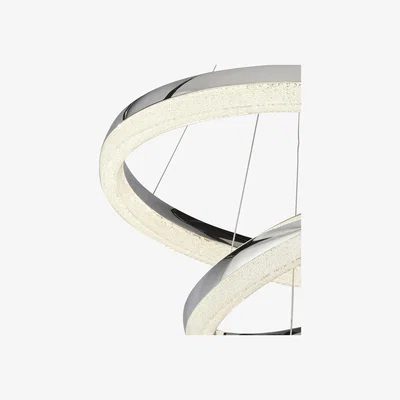 The Range Madero Chrome 3Lt LED Pendant - Chrome