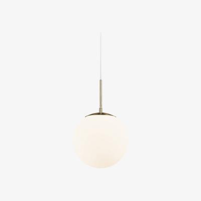 The Range Grant 25cm Globe Pendant Ceiling Light Brass, E27 - Brass