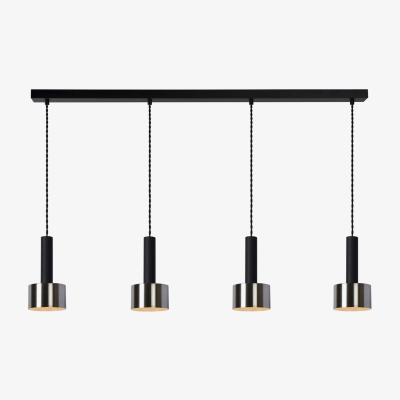 The Range Teun Retro Bar Pendant Light Black - Black