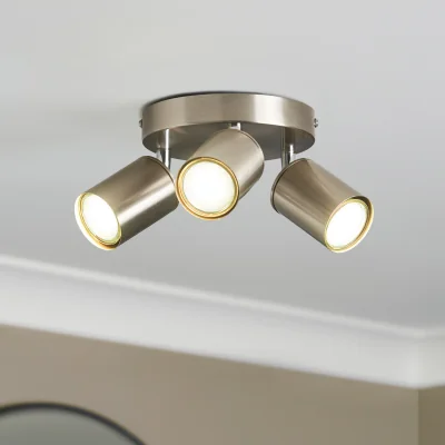 The Range Tanner Ceiling Spotlight Plate - Satin Nickel