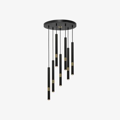 The Range Milagro Pendant Lamp Monza Black  Gold 7XG9 8W - Black / Gold