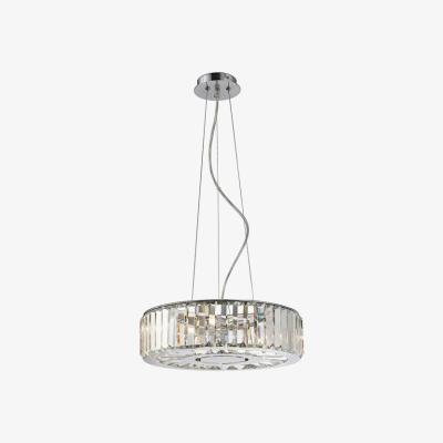 The Range Torre Ceiling Pendant 5 Light Polished Chrome, Crystal - Polished Chrome