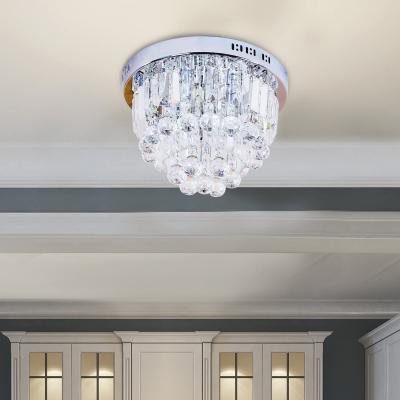 The Range Round Crystal Light - Silver