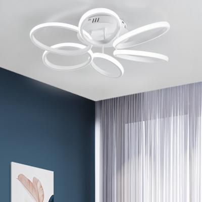The Range Creative Flower Shape LED Ceiling Light - White