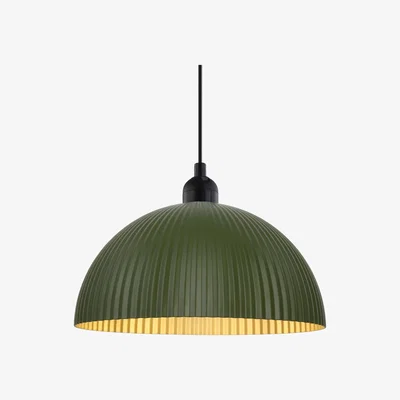 The Range Bexley Champagne Pendant - Green