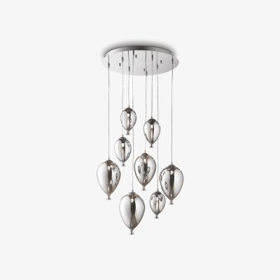 The Range Clown 8 Light Balloon Cluster Pendant - Chrome / 103.0cm