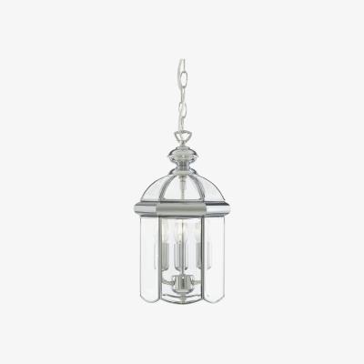 The Range Rathpeacon Chrome 3Lt Domed Pendant - Chrome