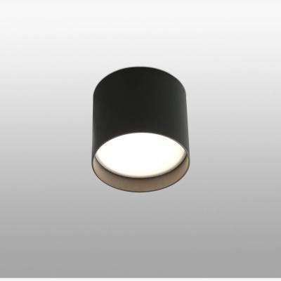 The Range Natsu LED 1 Light Round Surface Mounted Downlight Black - Black