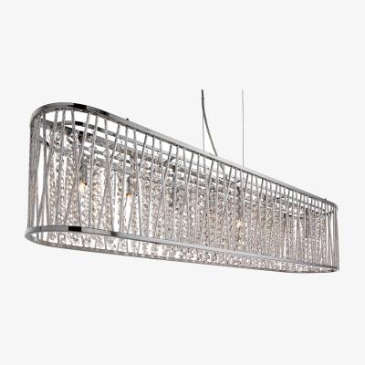 The Range Elise 8 Light Bar Pendant - Chrome