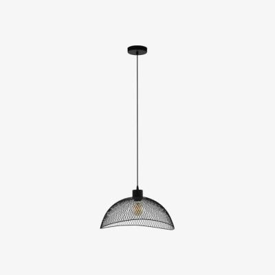 The Range Pompeya Black Mesh Single Pendant - Black