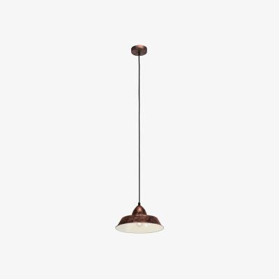 The Range EGLO Single Pendant Light E27 Copper Antique AUCKLAND (21) WBS - Antique Copper-Coloured