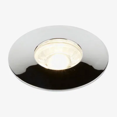 The Range Pack x 3 Led Recessed Chrome Light - Chrome