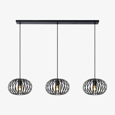 The Range Manuela Vintage Bar Pendant Light Black - Black