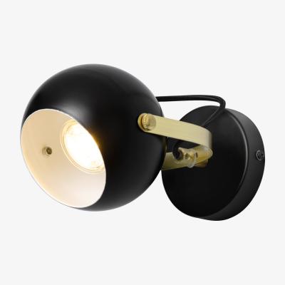 The Range Eyeball Adjustable Wall Light - Matte Black