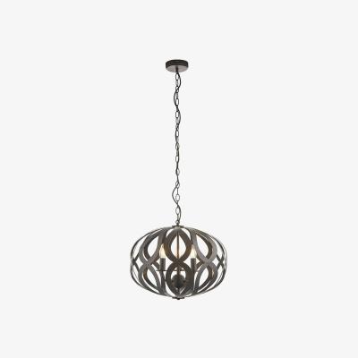 The Range Sirolo 3 Light Ceiling Pendant Antique Bronze Paint, E14 - Antique Bronze Paint
