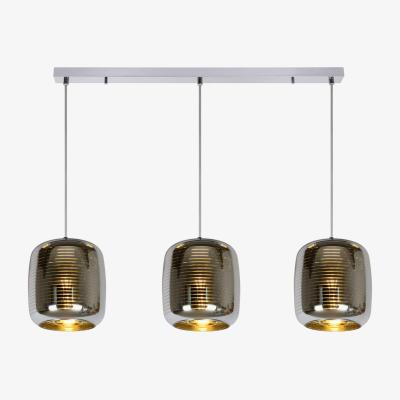 The Range Eryn Modern Bar Pendant Light Chrome - Chrome