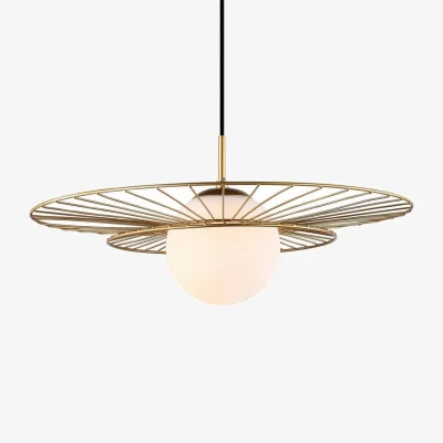 The Range Italux Lighting Modern Pendant Light Gold F - Gold