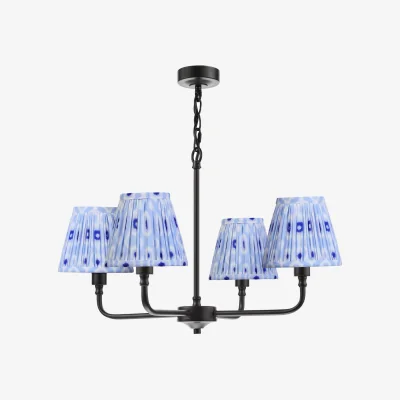 The Range Padme 4 Light Pendant Matt Black