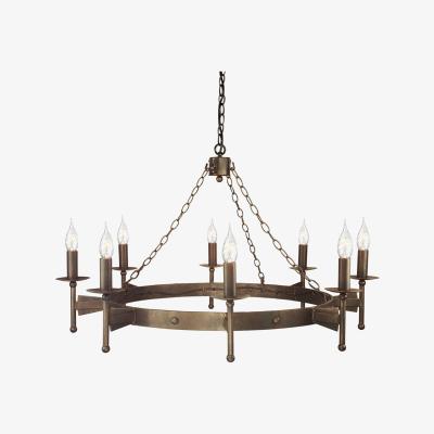 The Range Cromwell 8 Light Chandelier Old Bronze Finish, E14 - Old Bronze