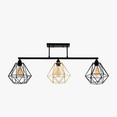 The Range Fillatt Black Ceiling Bar Light Black Shade - Black