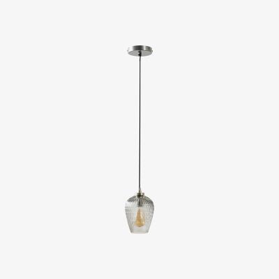 The Range Aurelian Brushed Chrome Ceiling Light Pendant - Brushed Chrome