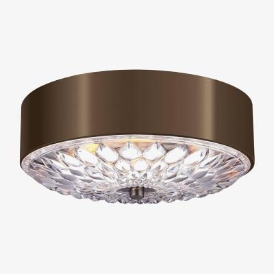 The Range Botanic 3 Light Medium Flush Mount Ceiling Light Brass, E27 - Brass