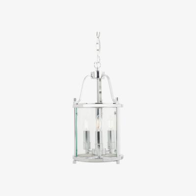 The Range Hakka Three Light Chrome Lantern - Chrome