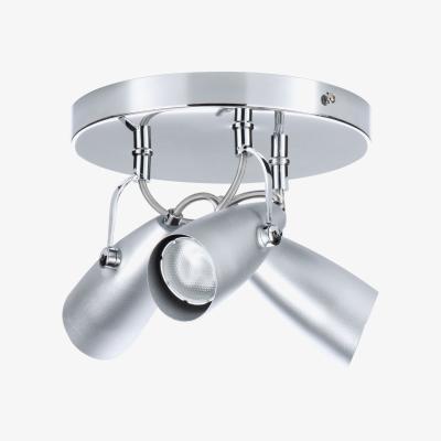 The Range Tris 3 Light Adjustable Ceiling Spotlight Plate - Chrome