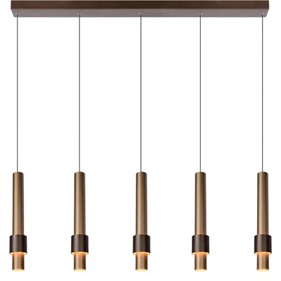 The Range Lucide Lighting Margary Pendant Light Brown - Brown