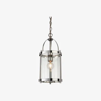 The Range Imperial 1 Light Round Ceiling Pendant Lantern Chrome, E27 - Chrome