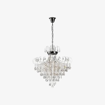 The Range Rosina Ceiling Pendant 8 Light Polished Chrome, Crystal - Polished Chrome