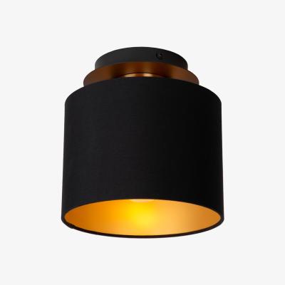 The Range Fudral Classic Flush Ceiling Light Black - Black / 20cm