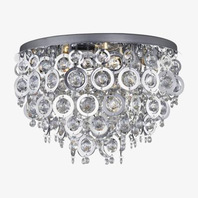The Range Nova 5 Light Flush Ceiling Light Chrome, E14 - Chrome