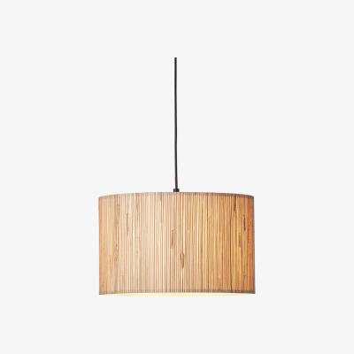 The Range Longshore Single Pendant Ceiling Lamp, Natural Seagrass, Matt Black - Matt Black