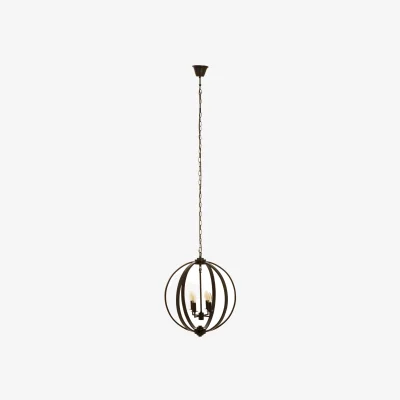 The Range Censer Black Metallic Pendant Light - Black