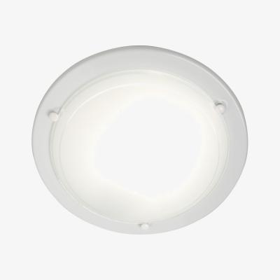 The Range Spinner Flush Ceiling Light White, E27 - White
