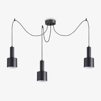 The Range Holly Indoor Ceiling Pendant Lamp 3 Lights - Black