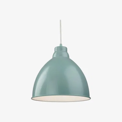The Range Union 1 Light Dome Ceiling Pendant Pale Blue, E27 - Pale Blue
