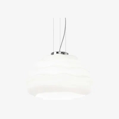 The Range Karma 1 Light Dome Ceiling Pendant - White