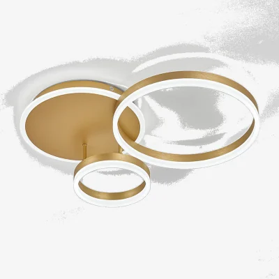 The Range Loops Energy Efficient LED Ceiling Light - Gold