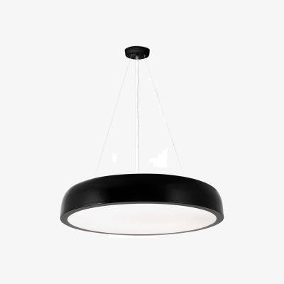 The Range Cocotte Cylindrical Pendant - Shiny Black / 55cm