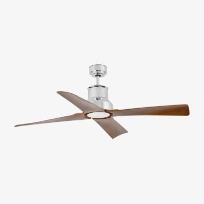 The Range Winche Led 4 Blade Chrome Ceiling Fan With DC Motor - Shiny Chrome