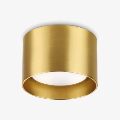 The Range Spike Round Surface Mounted Downlight Brass - Brass