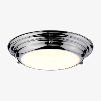 The Range Welland 1 Light Mini LED Flush Light - Polished Chrome - Polished Chrome