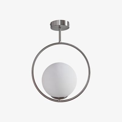 The Range Beauworth Brushed Chrome Ceiling Light Pendant - Brushed Chrome