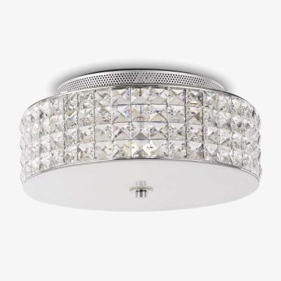 The Range Roma 4 Light Flush Ceiling Light - Chrome