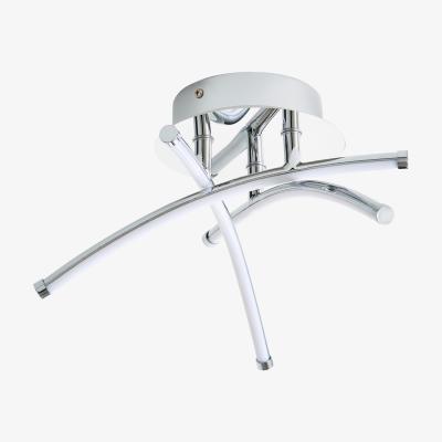The Range Lula Bathroom Semi Flush Ceiling Light - Chrome
