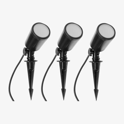 The Range 3 Pack Smart RGB IP65 Spotlights - Black
